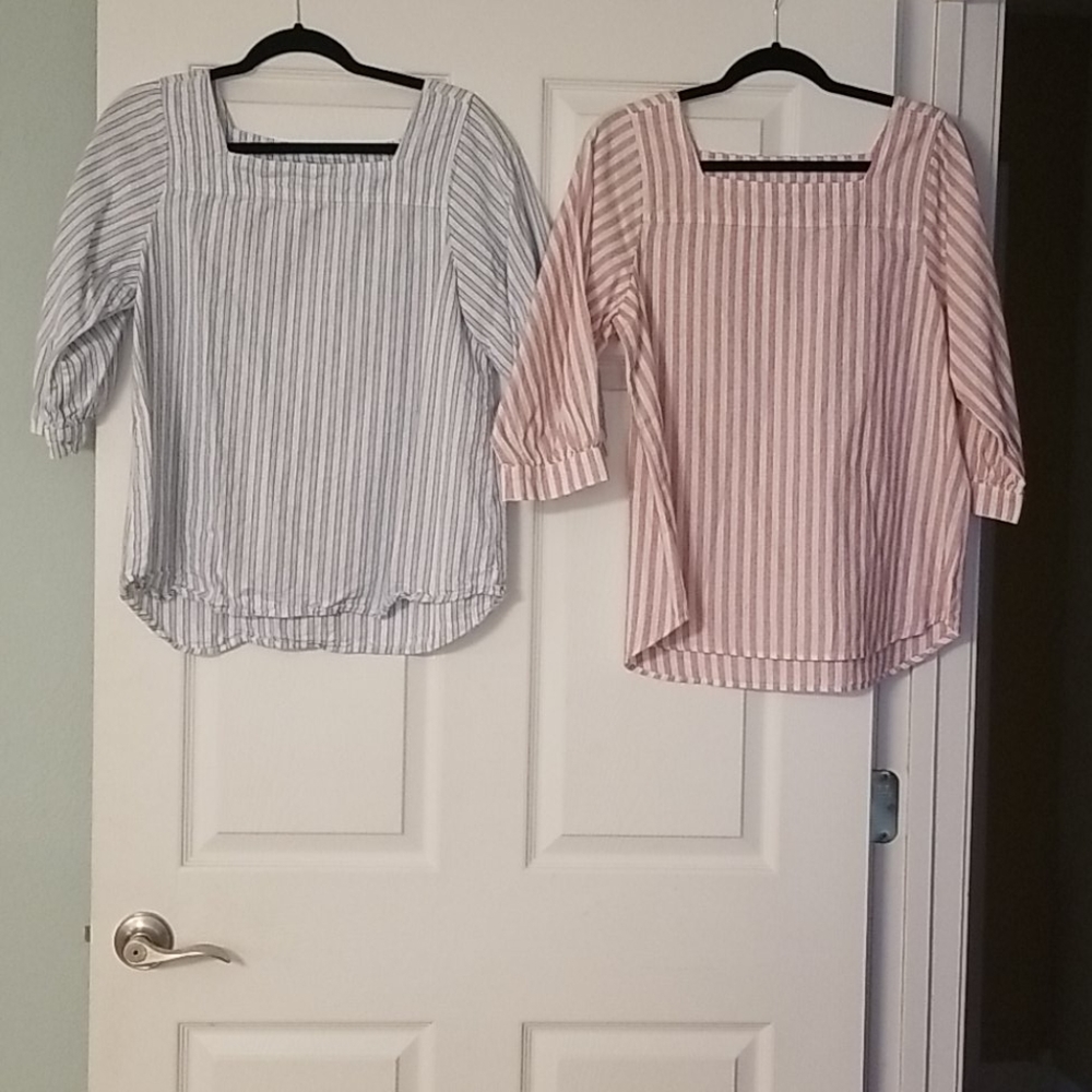 2 Time and Tru size S tops.